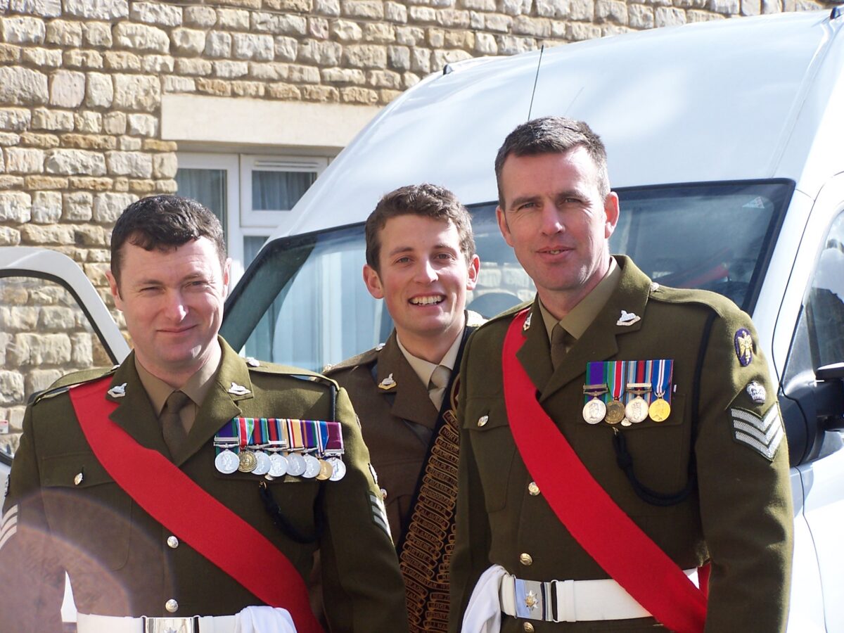 Royal Anglian Regiment Freedom Parade Stamford in 2012.