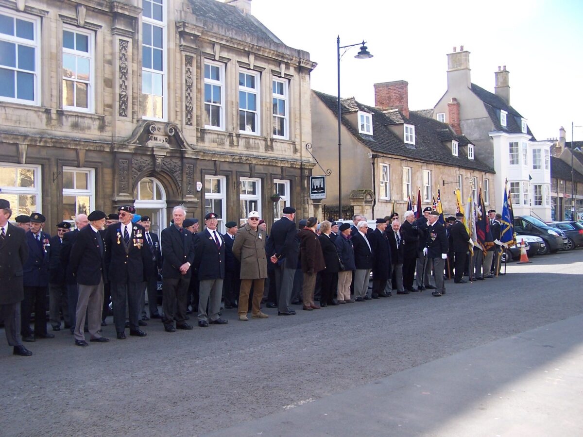 Royal Anglian Regiment Freedom Parade Stamford in 2012.
