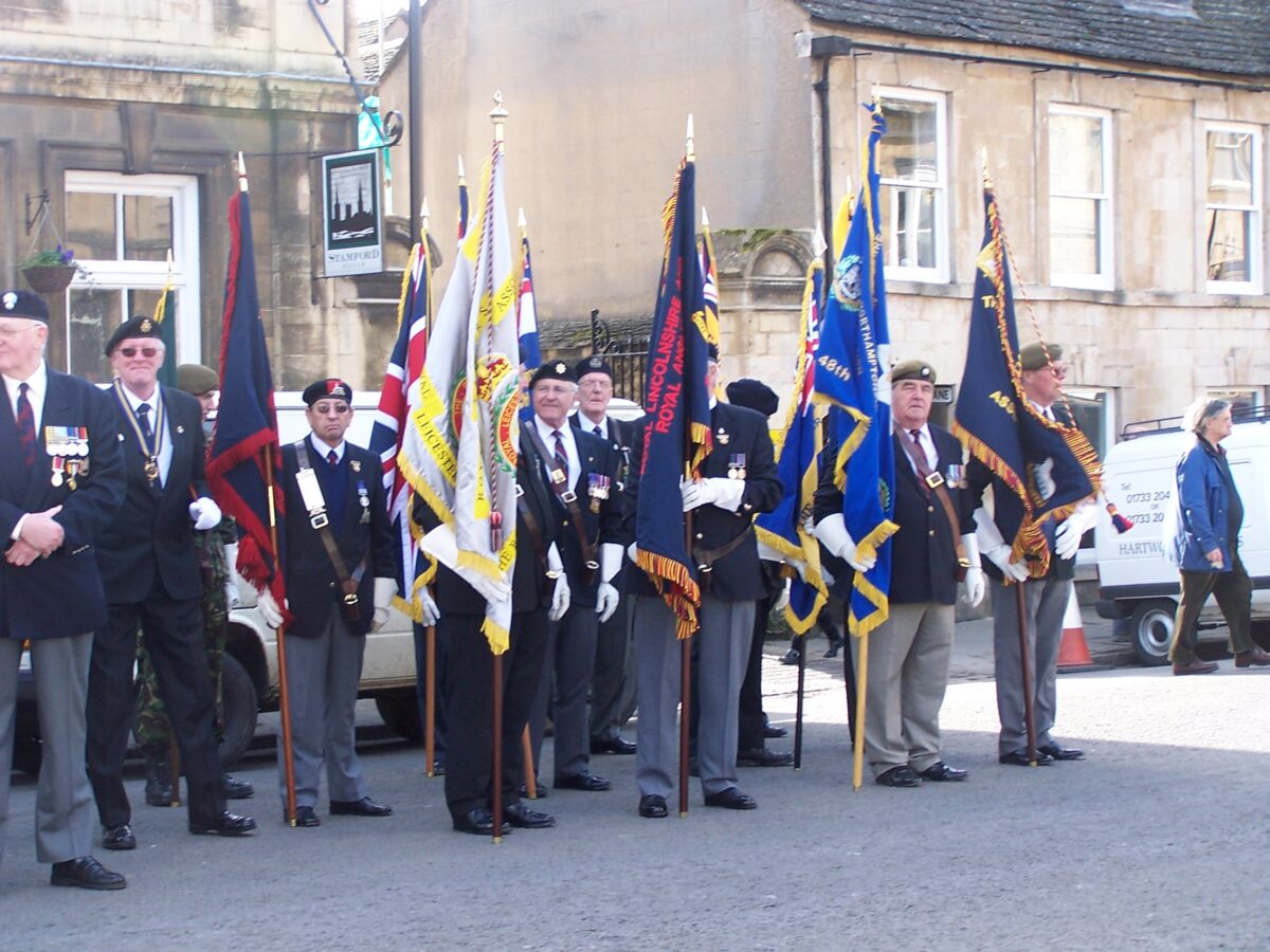 Royal Anglian Regiment Freedom Parade Stamford in 2012.