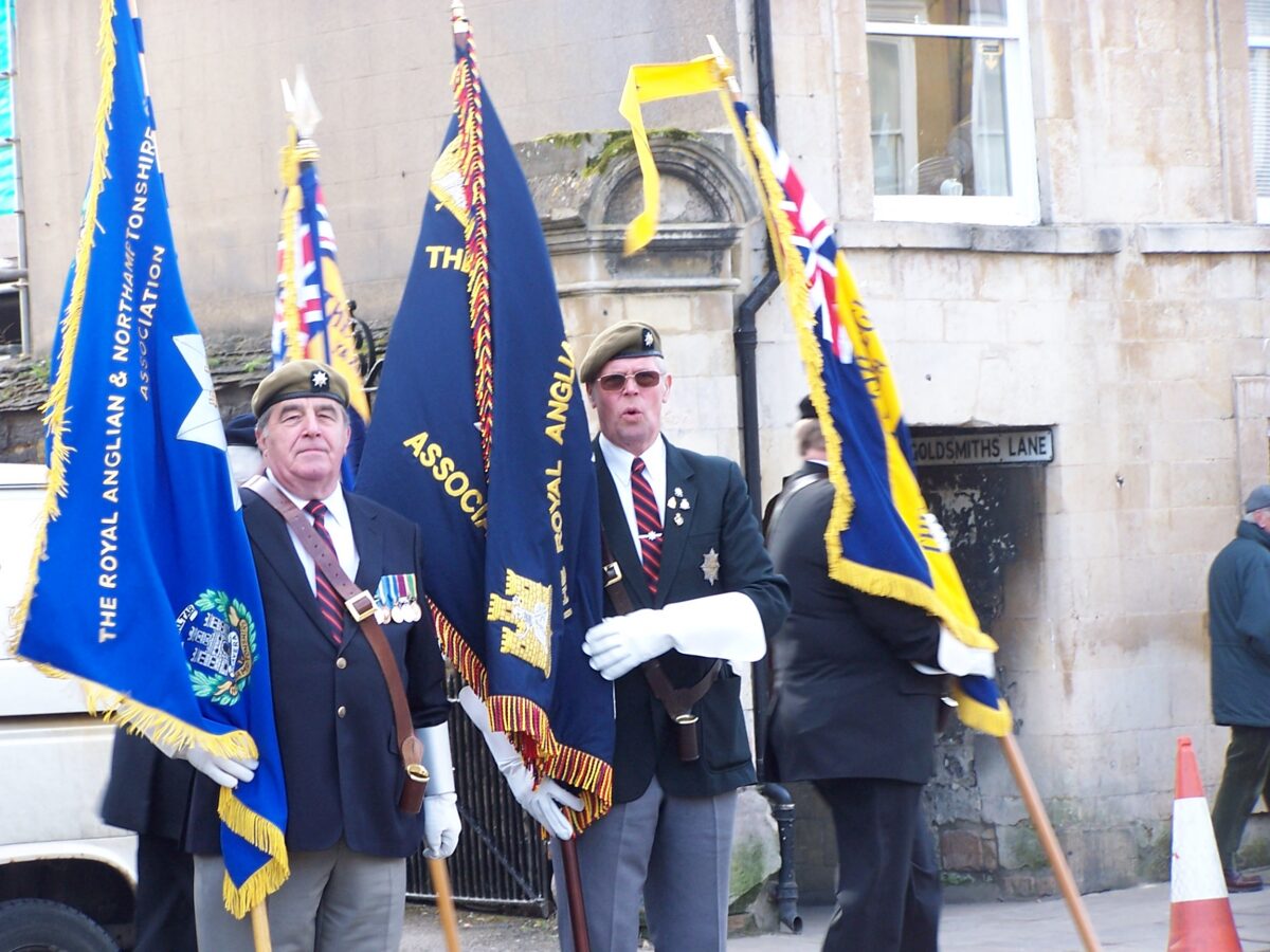 Royal Anglian Regiment Freedom Parade Stamford in 2012.