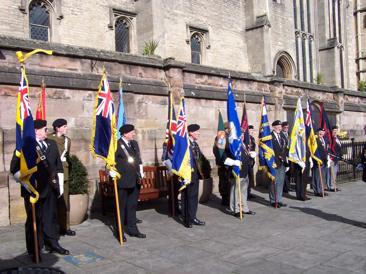 Royal Anglian Regiment Freedom Parade Stamford in 2012.