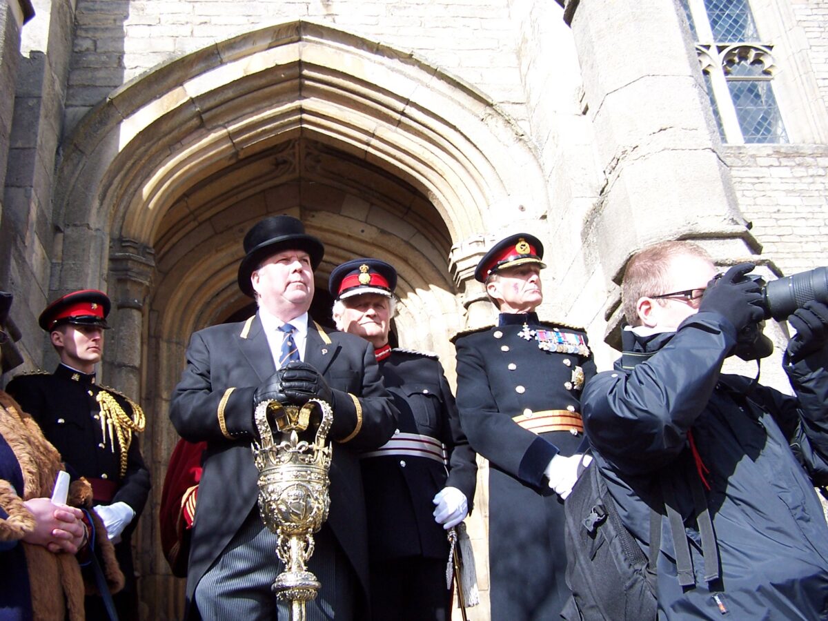 Royal Anglian Regiment Freedom Parade Stamford in 2012.