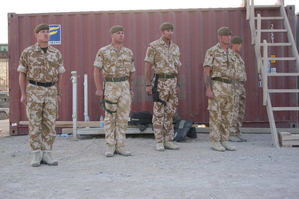 Privates Aaron James McClure, Robert Graham Foster and John Thrumble from 1st Battalion The Royal Anglian Regiment who were killed in Afghanistan on Thursday 23 August 2007.