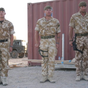 Privates Aaron James McClure, Robert Graham Foster and John Thrumble from 1st Battalion The Royal Anglian Regiment who were killed in Afghanistan on Thursday 23 August 2007.