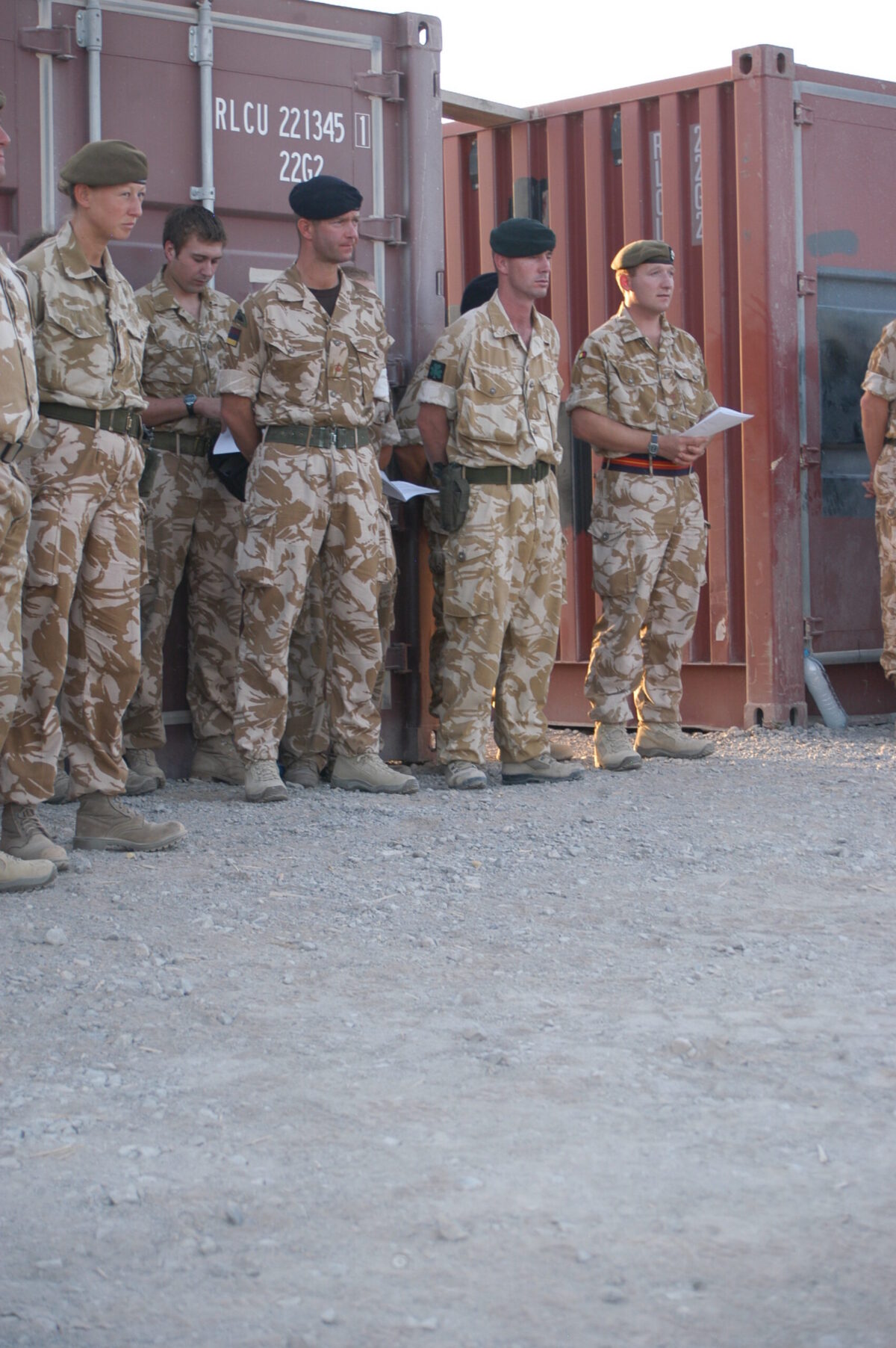 Privates Aaron James McClure, Robert Graham Foster and John Thrumble from 1st Battalion The Royal Anglian Regiment who were killed in Afghanistan on Thursday 23 August 2007.