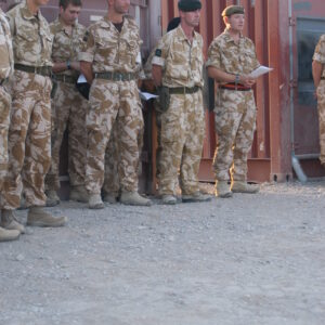 Privates Aaron James McClure, Robert Graham Foster and John Thrumble from 1st Battalion The Royal Anglian Regiment who were killed in Afghanistan on Thursday 23 August 2007.