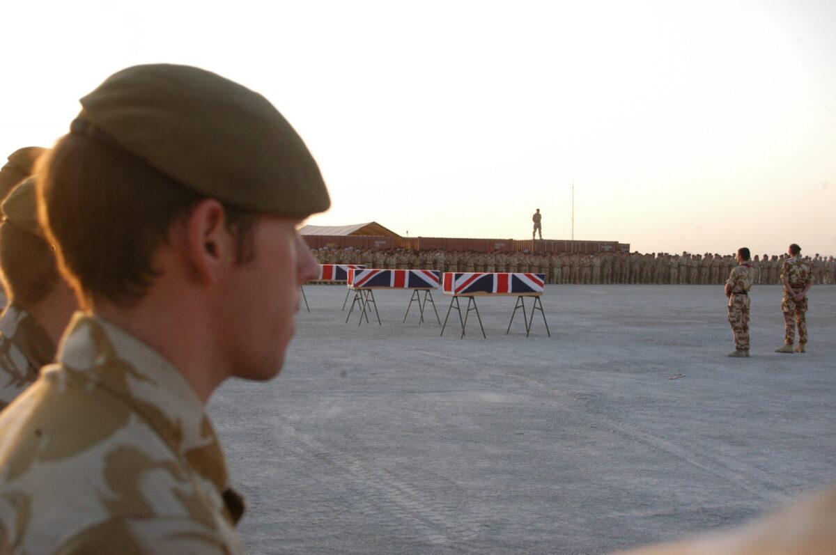 Privates Aaron James McClure, Robert Graham Foster and John Thrumble from 1st Battalion The Royal Anglian Regiment who were killed in Afghanistan on Thursday 23 August 2007.