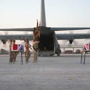 Privates Aaron James McClure, Robert Graham Foster and John Thrumble from 1st Battalion The Royal Anglian Regiment who were killed in Afghanistan on Thursday 23 August 2007.