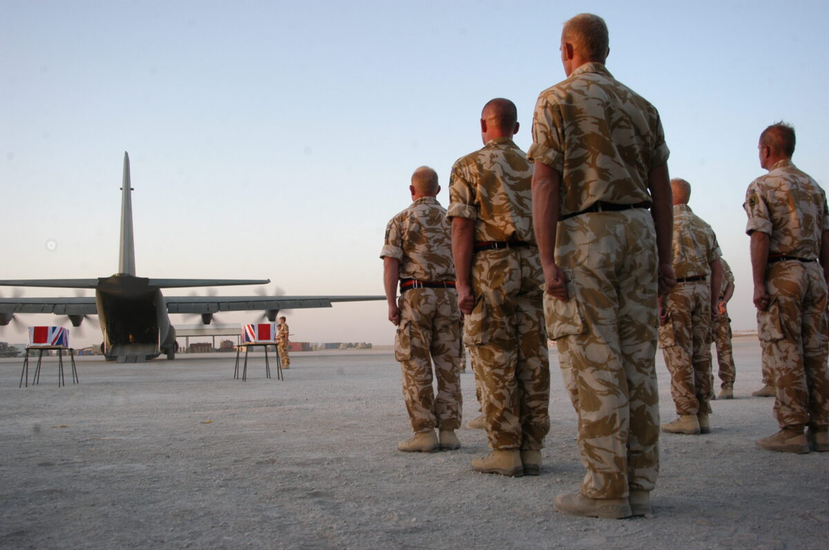 Privates Aaron James McClure, Robert Graham Foster and John Thrumble from 1st Battalion The Royal Anglian Regiment who were killed in Afghanistan on Thursday 23 August 2007.