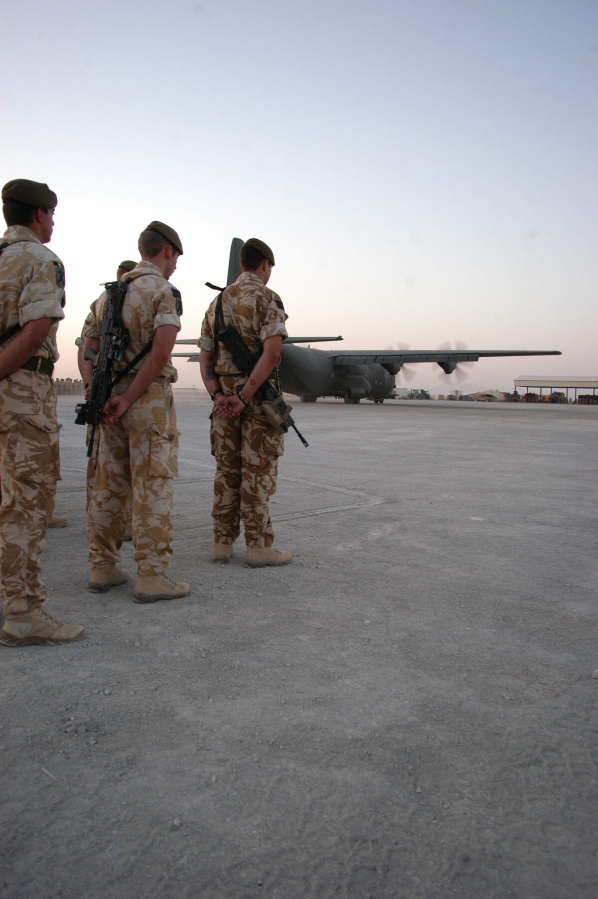 Privates Aaron James McClure, Robert Graham Foster and John Thrumble from 1st Battalion The Royal Anglian Regiment who were killed in Afghanistan on Thursday 23 August 2007.