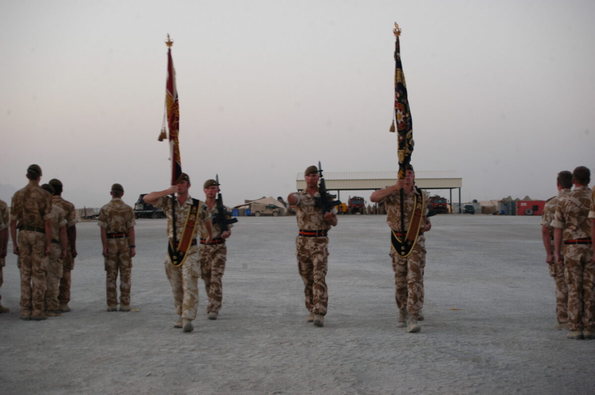 Privates Aaron James McClure, Robert Graham Foster and John Thrumble from 1st Battalion The Royal Anglian Regiment who were killed in Afghanistan on Thursday 23 August 2007.
