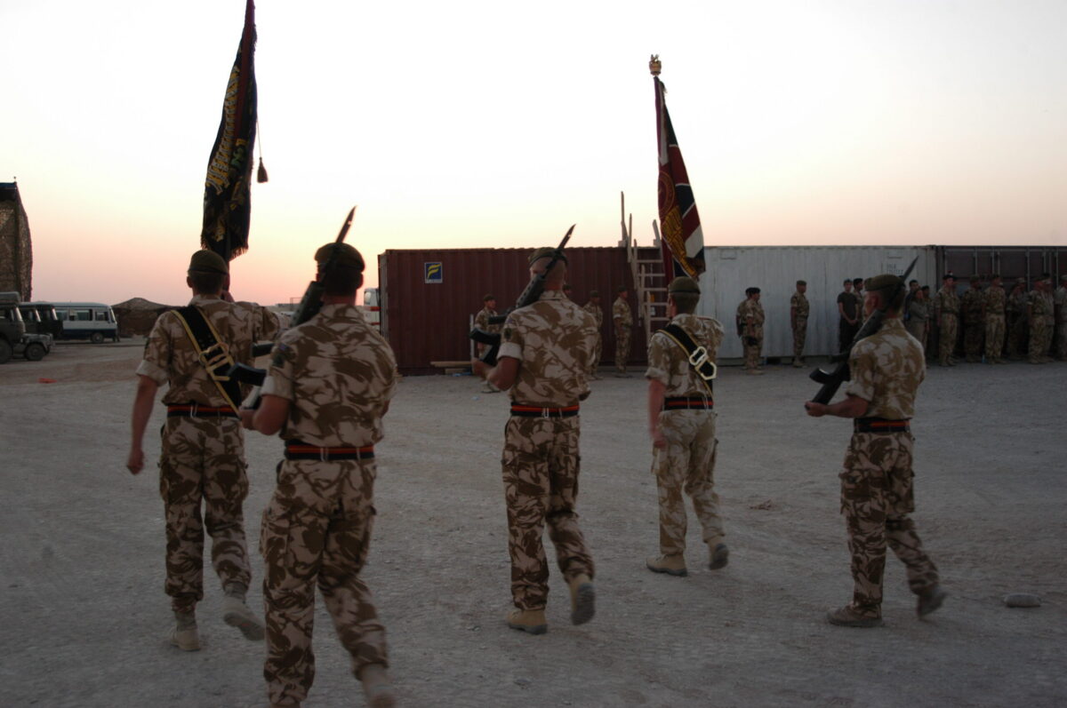 Privates Aaron James McClure, Robert Graham Foster and John Thrumble from 1st Battalion The Royal Anglian Regiment who were killed in Afghanistan on Thursday 23 August 2007.