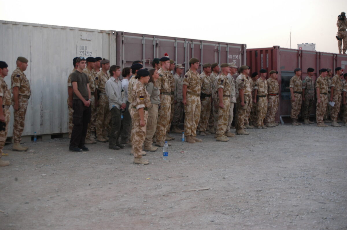 Privates Aaron James McClure, Robert Graham Foster and John Thrumble from 1st Battalion The Royal Anglian Regiment who were killed in Afghanistan on Thursday 23 August 2007.