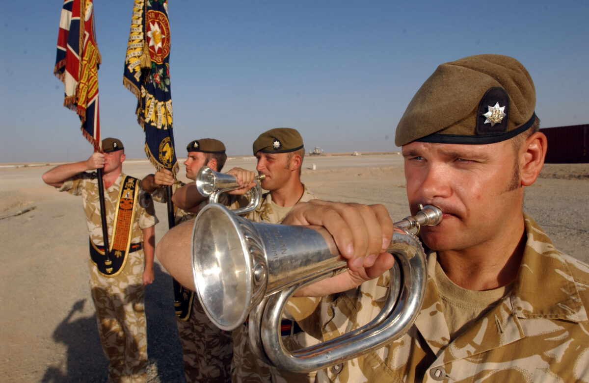 Service of Repatriation Captain Dave Hicks & Private Tony Rawson 1st Battalion The Royal Anglian Regiment