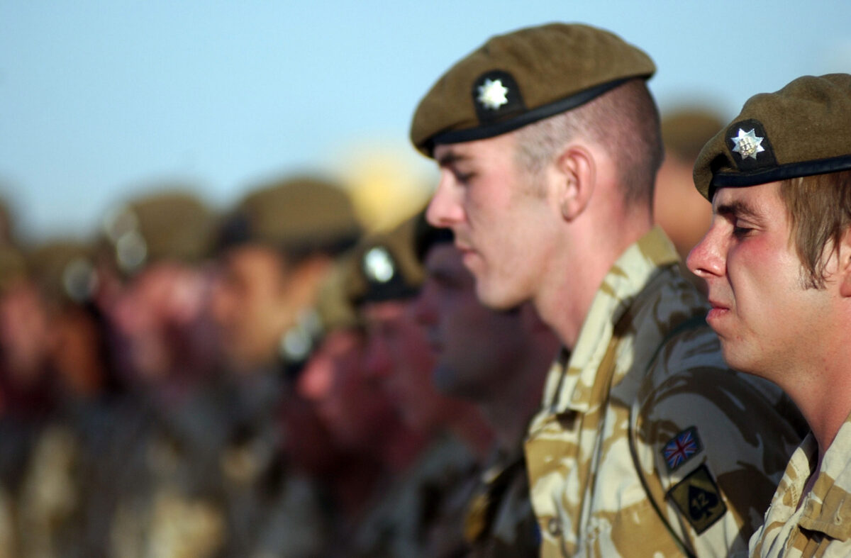 Service of Repatriation Captain Dave Hicks & Private Tony Rawson 1st Battalion The Royal Anglian Regiment