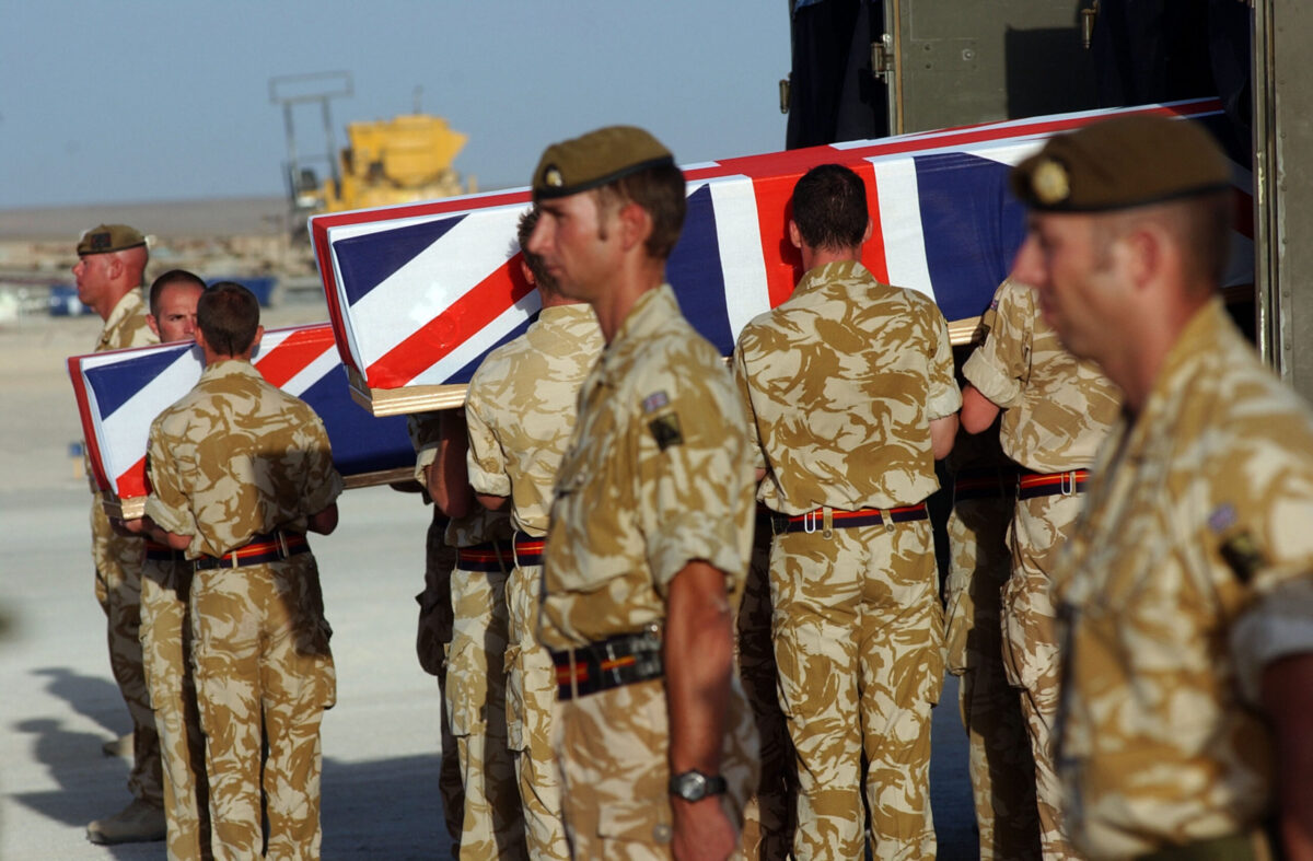 Service of Repatriation Captain Dave Hicks & Private Tony Rawson 1st Battalion The Royal Anglian Regiment Service of Repatriation Captain Dave Hicks & Private Tony Rawson 1st Battalion The Royal Anglian Regiment