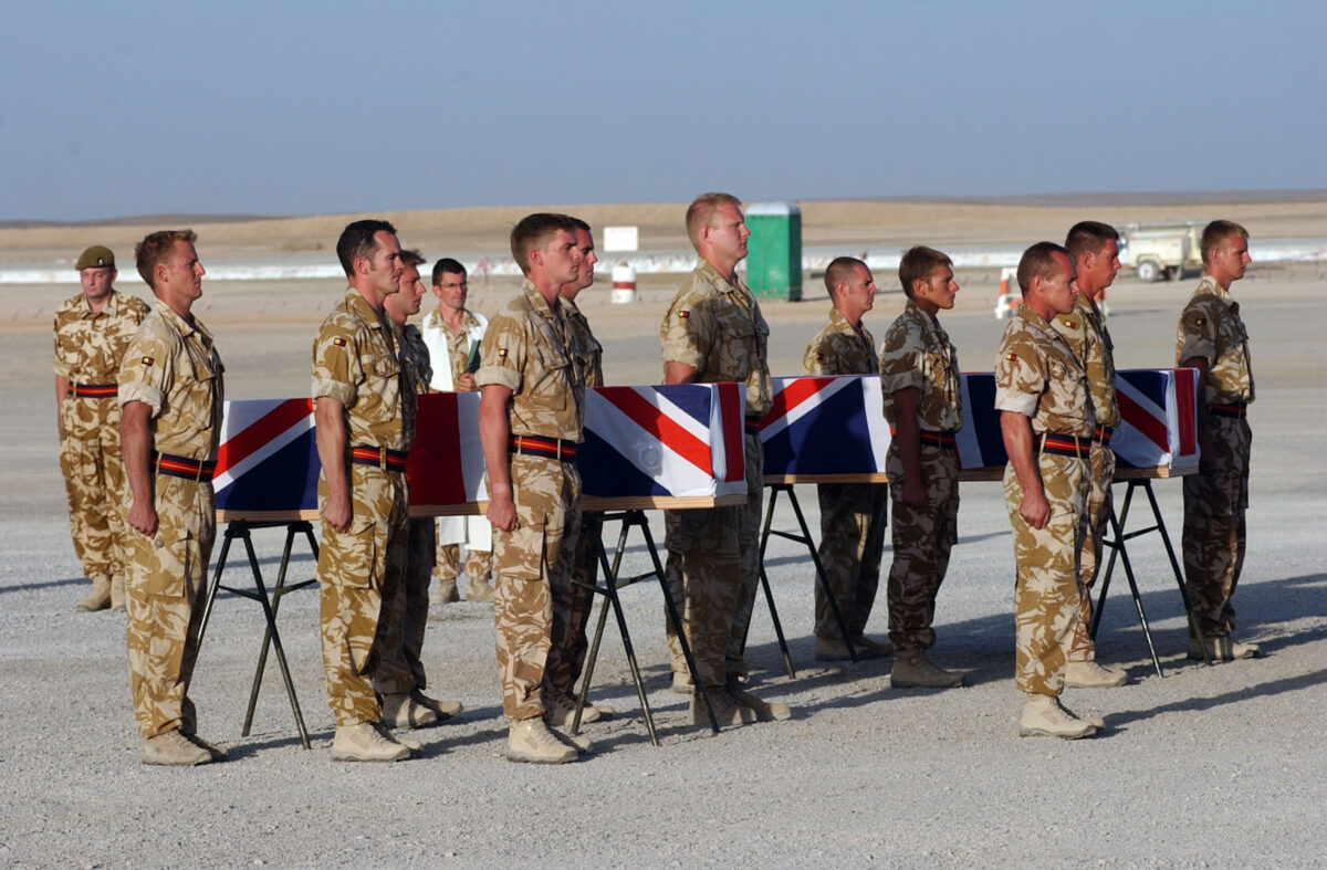 Service of Repatriation Captain Dave Hicks & Private Tony Rawson 1st Battalion The Royal Anglian Regiment Service of Repatriation Captain Dave Hicks & Private Tony Rawson 1st Battalion The Royal Anglian Regiment