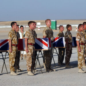 Service of Repatriation Captain Dave Hicks & Private Tony Rawson 1st Battalion The Royal Anglian Regiment