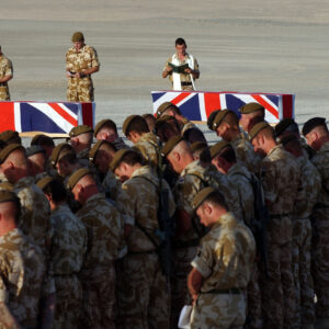 Service of Repatriation Captain Dave Hicks & Private Tony Rawson 1st Battalion The Royal Anglian Regiment