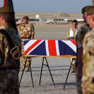 Service of Repatriation Captain Dave Hicks & Private Tony Rawson 1st Battalion The Royal Anglian Regiment
