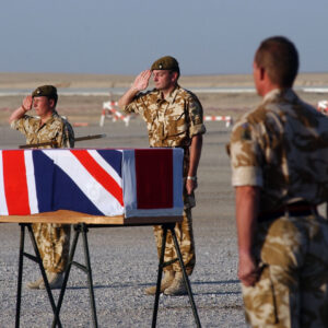 Service of Repatriation Captain Dave Hicks & Private Tony Rawson 1st Battalion The Royal Anglian Regiment