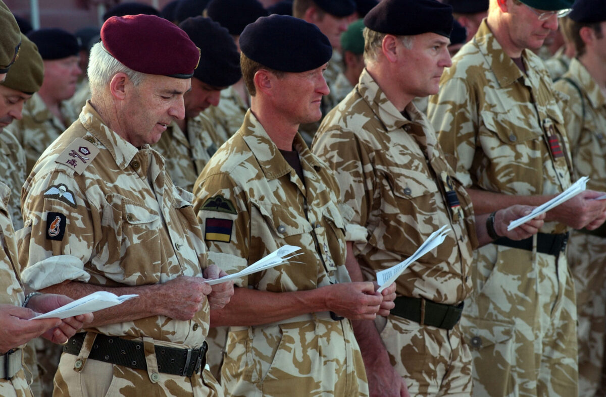 Service of Repatriation Captain Dave Hicks & Private Tony Rawson 1st Battalion The Royal Anglian Regiment