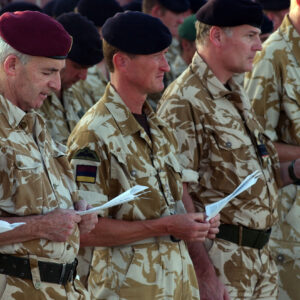 Service of Repatriation Captain Dave Hicks & Private Tony Rawson 1st Battalion The Royal Anglian Regiment