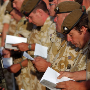 Service of Repatriation Captain Dave Hicks & Private Tony Rawson 1st Battalion The Royal Anglian Regiment