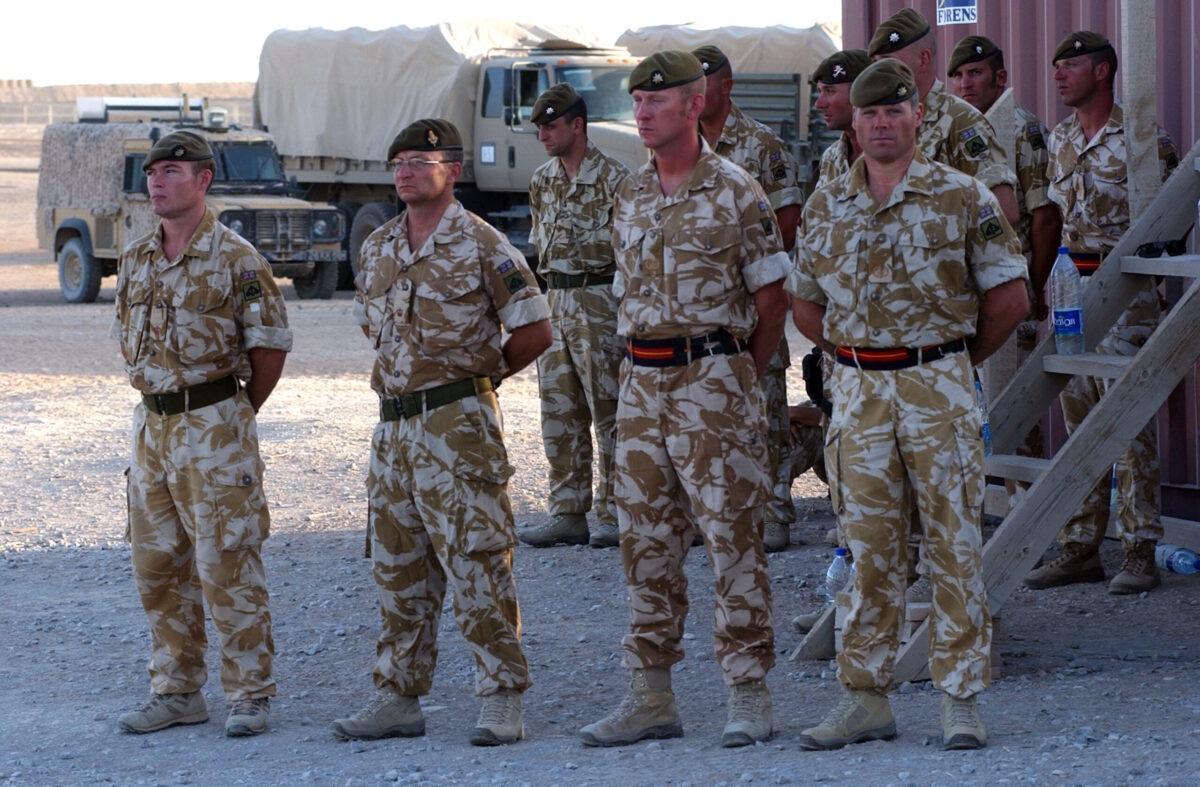Service of Repatriation Captain Dave Hicks & Private Tony Rawson 1st Battalion The Royal Anglian Regiment