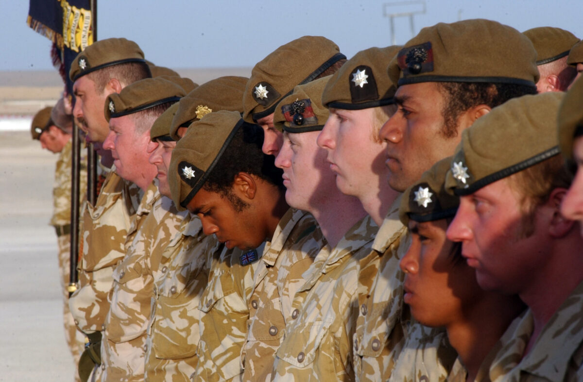 Service of Repatriation Captain Dave Hicks & Private Tony Rawson 1st Battalion The Royal Anglian Regiment