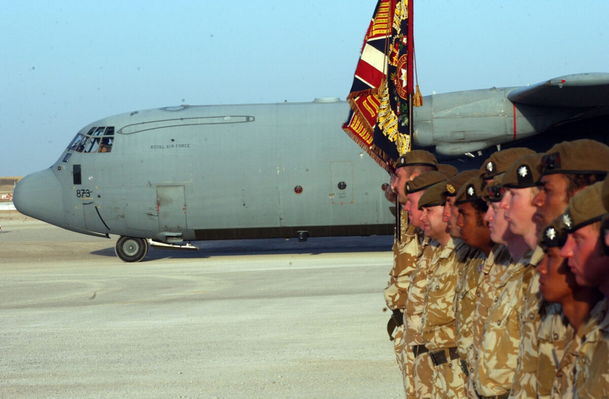 Service of Repatriation Captain Dave Hicks & Private Tony Rawson 1st Battalion The Royal Anglian Regiment