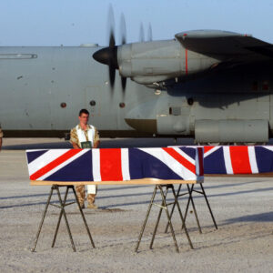 Service of Repatriation Captain Dave Hicks & Private Tony Rawson 1st Battalion The Royal Anglian Regiment