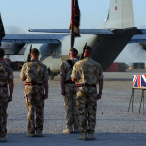 Service of Repatriation Captain Dave Hicks & Private Tony Rawson 1st Battalion The Royal Anglian Regiment