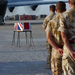 Service of Repatriation Captain Dave Hicks & Private Tony Rawson 1st Battalion The Royal Anglian Regiment