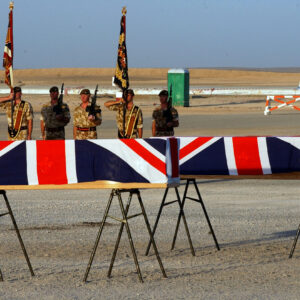 Service of Repatriation Captain Dave Hicks & Private Tony Rawson 1st Battalion The Royal Anglian Regiment