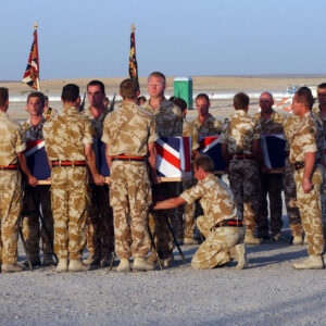 Service of Repatriation Captain Dave Hicks & Private Tony Rawson 1st Battalion The Royal Anglian Regiment
