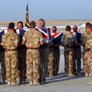 Service of Repatriation Captain Dave Hicks & Private Tony Rawson 1st Battalion The Royal Anglian Regiment