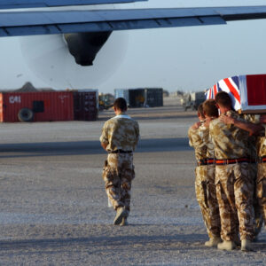 Service of Repatriation Captain Dave Hicks & Private Tony Rawson 1st Battalion The Royal Anglian Regiment