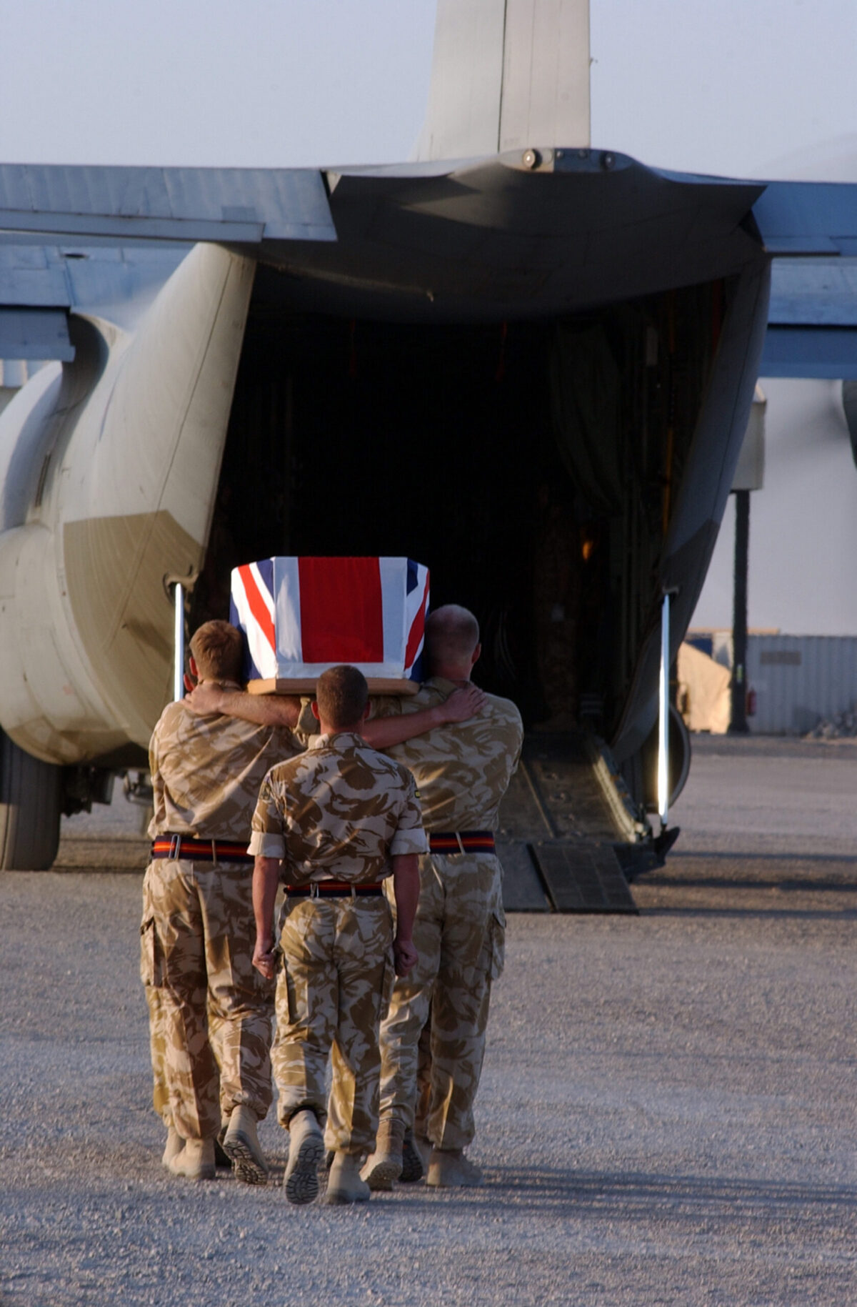Service of Repatriation Captain Dave Hicks & Private Tony Rawson 1st Battalion The Royal Anglian Regiment