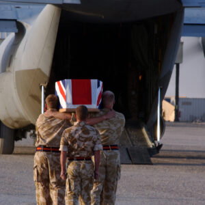 Service of Repatriation Captain Dave Hicks & Private Tony Rawson 1st Battalion The Royal Anglian Regiment