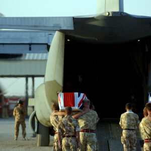 Service of Repatriation Captain Dave Hicks & Private Tony Rawson 1st Battalion The Royal Anglian Regiment
