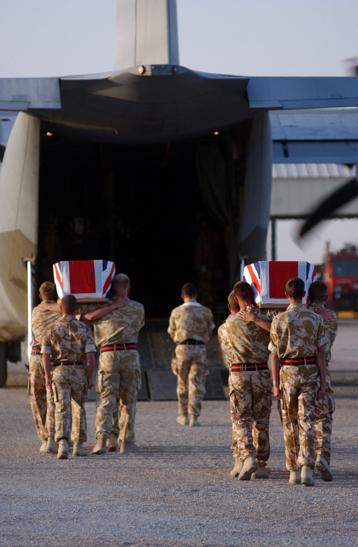 Service of Repatriation Captain Dave Hicks & Private Tony Rawson 1st Battalion The Royal Anglian Regiment