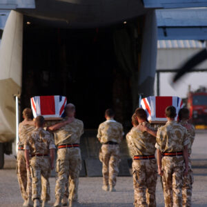 Service of Repatriation Captain Dave Hicks & Private Tony Rawson 1st Battalion The Royal Anglian Regiment