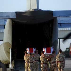 Service of Repatriation Captain Dave Hicks & Private Tony Rawson 1st Battalion The Royal Anglian Regiment