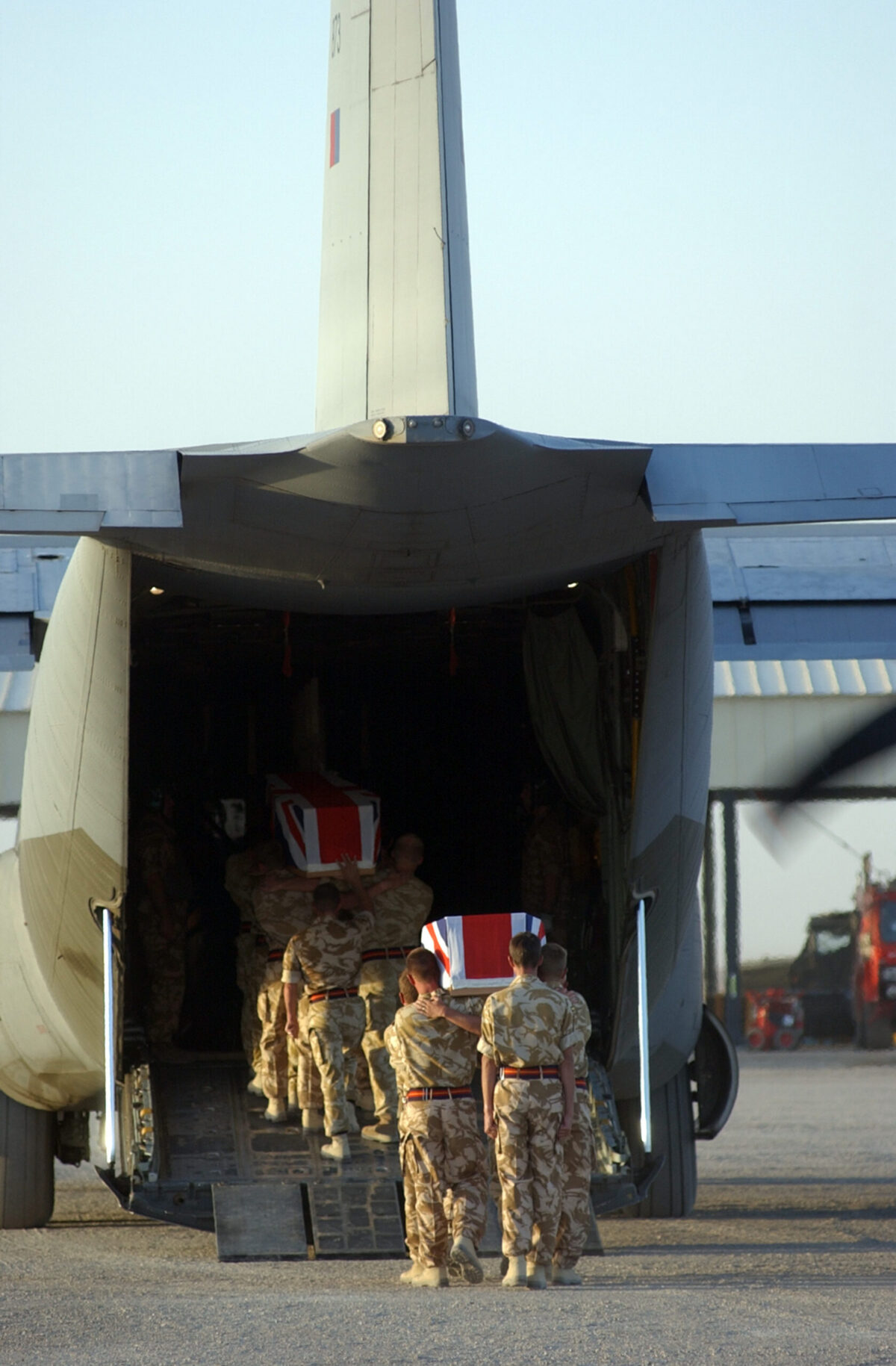 Service of Repatriation Captain Dave Hicks & Private Tony Rawson 1st Battalion The Royal Anglian Regiment