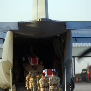 Service of Repatriation Captain Dave Hicks & Private Tony Rawson 1st Battalion The Royal Anglian Regiment