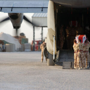 Service of Repatriation Captain Dave Hicks & Private Tony Rawson 1st Battalion The Royal Anglian Regiment