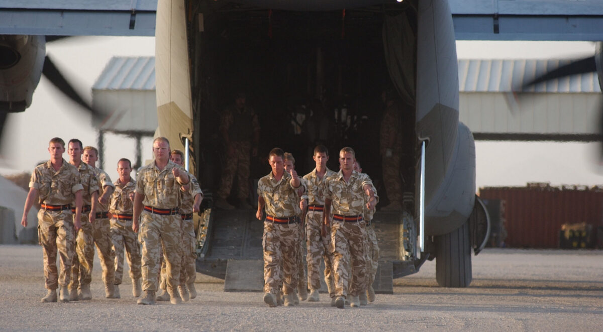 Service of Repatriation Captain Dave Hicks & Private Tony Rawson 1st Battalion The Royal Anglian Regiment