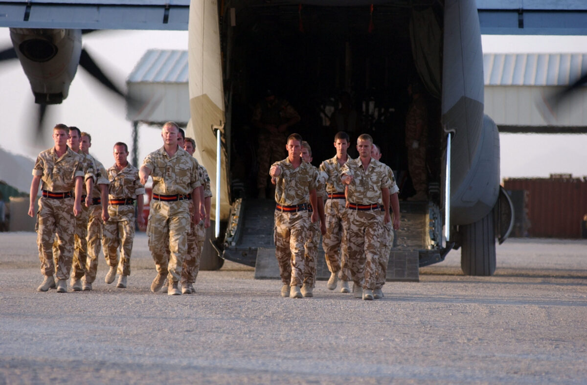 Service of Repatriation Captain Dave Hicks & Private Tony Rawson 1st Battalion The Royal Anglian Regiment