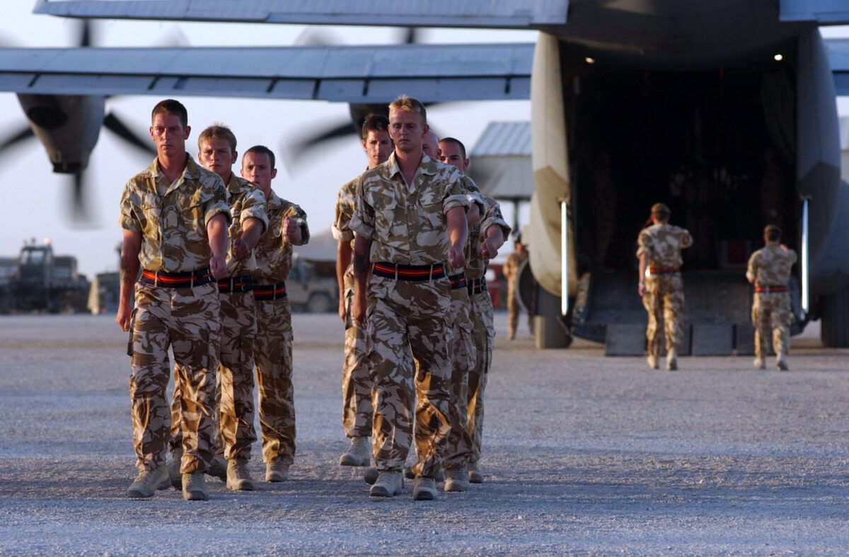 Service of Repatriation Captain Dave Hicks & Private Tony Rawson 1st Battalion The Royal Anglian Regiment